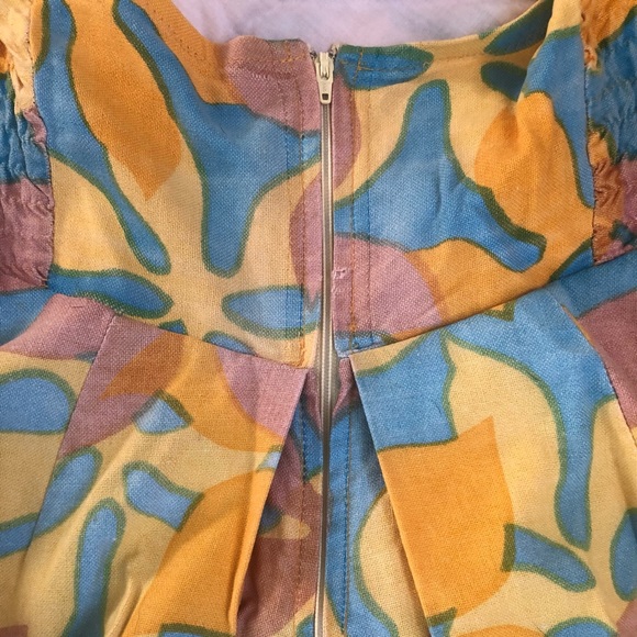 60s vintage skirted romper swimsuit - Picture 6 of 8